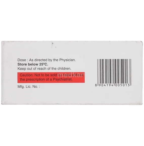 tiaprex 25mg tablet 10's